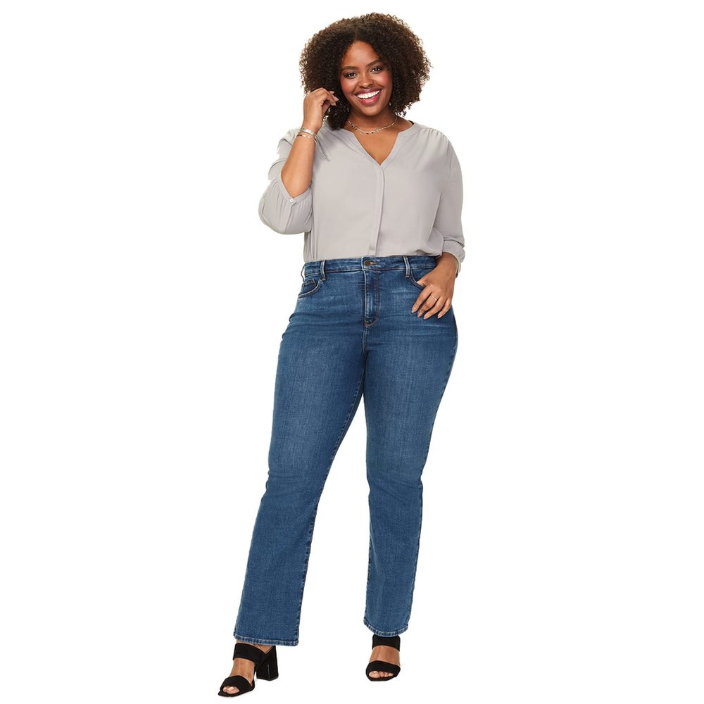NYDJ womens Plus Size Barbara Bootcut jeans, Rinse, 24 US